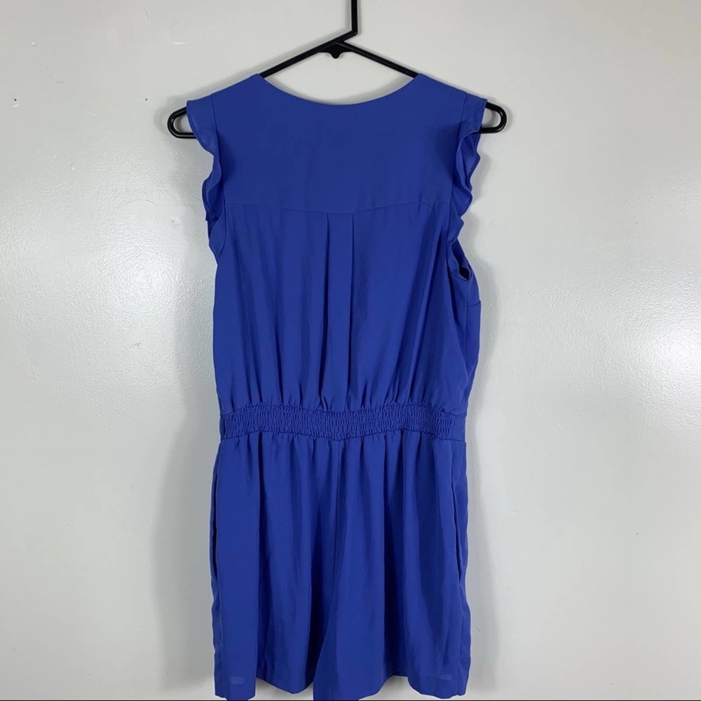 🌵Express Blue Ruffle Romper Womens 6 - Picture 7 of 7